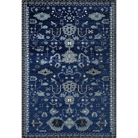 Standalone 4 x 6 ft. Arabella Collection Oasis Woven Area Rug, Blue ST2433373